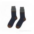 High Quality Solid Color Patchwork Men's Long Socks